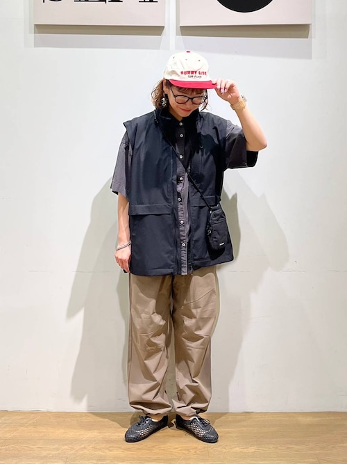 セール】刺繍バイカラーCAP（キャップ）｜BAYFLOW（ベイフロー