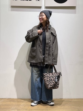 「BAYFLOW（ベイフロー）のアイテム」を使った、mocoさん（レディース・165cm）の秋コーディネート
