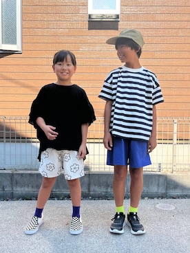 「アイテム（レッグウェア）」を使った、mocoさん（レディース・143cm・40代）の夏コーディネート