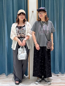 「アイテム（インナーウェア/肌着）」を使った、mocoさん（レディース・165cm）の夏コーディネート