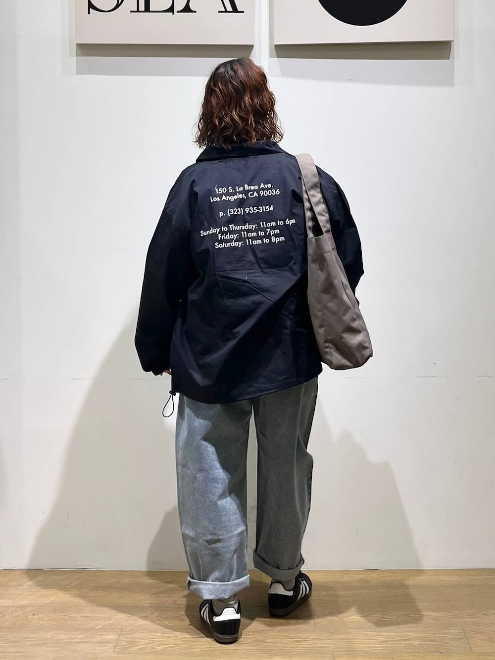 「ゆったり、ユニセックス、ナチュラル、BAYFLOW、カジュアル、カジュアルコーデ、春コーデ、メンズライク」｜「niko and...のオリジナルラージボストン伊達メガネ（メガネ、ブラウン系）」を使った、mocoさん（レディース・165cm）の春コーディネートの1枚目の写真