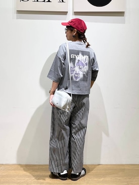 「アイテム（帽子）」を使った、mocoさん（レディース・165cm・30代）の秋コーディネート