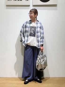 「アイテム（スニーカー）」を使った、mocoさん（レディース・165cm・30代）の夏コーディネート