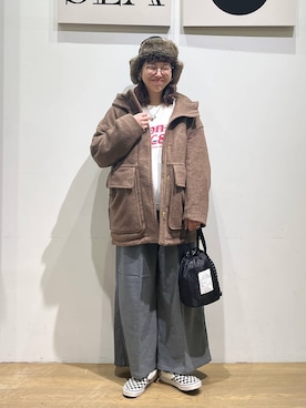 mocoさん（レディース・165cm）の冬コーディネート