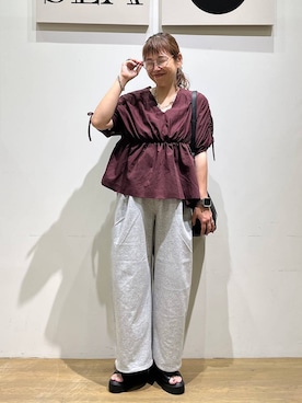 mocoさん（レディース・165cm）の夏コーディネート