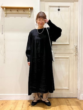 「アイテム（アクセサリー）」を使った、mocoさん（レディース・165cm・30代）の秋コーディネート
