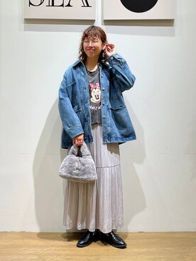 「アイテム（アクセサリー）」を使った、mocoさん（レディース・165cm・30代）の秋コーディネート