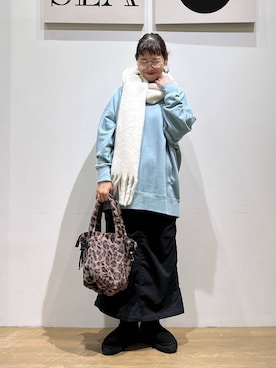 「アイテム（レッグウェア）」を使った、mocoさん（レディース・165cm・30代）の秋コーディネート