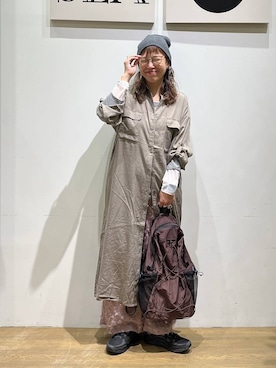 「studio CLIP（スタディオクリップ）のアイテム」を使った、mocoさん（レディース・165cm）の秋コーディネート