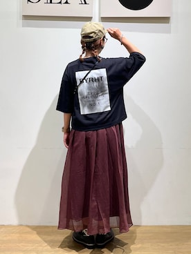 「アイテム（財布/小物）」を使った、mocoさん（レディース・165cm・30代）の夏コーディネート