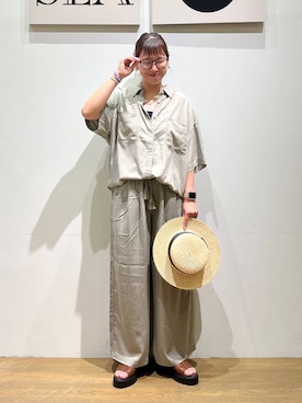 mocoさん（レディース・165cm）の夏コーディネート