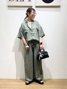 「アイテム（アンダーウェア）」を使った、mocoさん（レディース・165cm・40代）の夏コーディネート