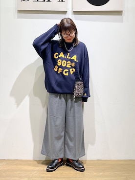 「アイテム（レッグウェア）」を使った、mocoさん（レディース・165cm・40代）の秋コーディネート