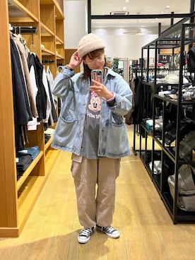 「アイテム（アクセサリー）」を使った、mocoさん（レディース・165cm・30代）の秋コーディネート