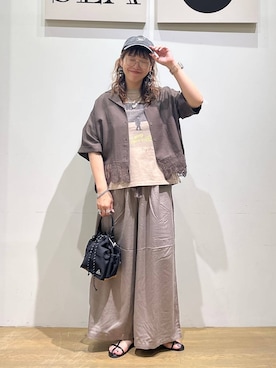 mocoさん（レディース・165cm）の夏コーディネート