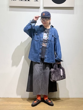 「アイテム（レッグウェア）」を使った、mocoさん（レディース・165cm・40代）の秋コーディネート