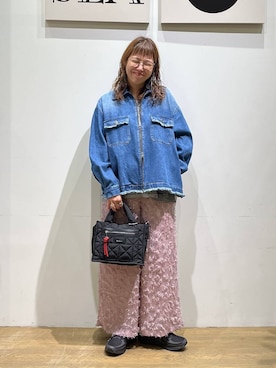 「studio CLIP（スタディオクリップ）のアイテム」を使った、mocoさん（レディース・165cm）の秋コーディネート