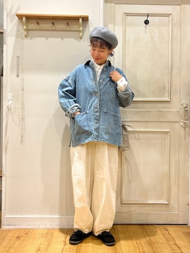 「アイテム（アクセサリー）」を使った、mocoさん（レディース・165cm・30代）の秋コーディネート