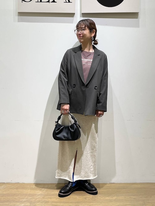 セール】[セットアップ着用可能]ダブルテーラードジャケット