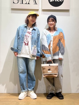 「アイテム（アクセサリー）」を使った、mocoさん（レディース・165cm・30代）の秋コーディネート