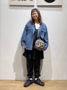 「GERRY（ジェリー）のアイテム」を使った、mocoさん（レディース・165cm）の秋コーディネート