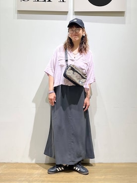 「GERRY（ジェリー）のアイテム」を使った、mocoさん（レディース・165cm）の春コーディネート