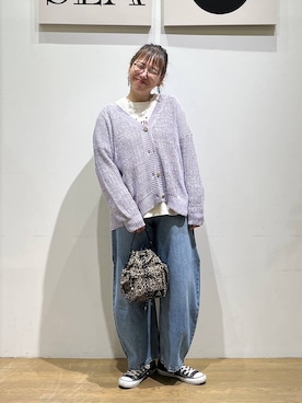 「GERRY（ジェリー）のアイテム」を使った、mocoさん（レディース・165cm）の夏コーディネート