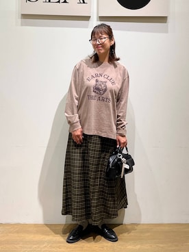 「アイテム（バッグ）」を使った、mocoさん（レディース・165cm・30代）の夏コーディネート