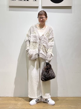 「HEREIAM（ヘレイアム）のアイテム」を使った、mocoさん（レディース・165cm）の秋コーディネート