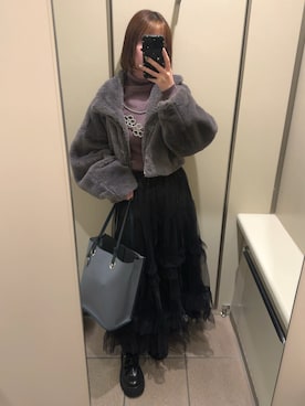 「niko and...（ニコアンド）のアイテム」を使った、＊ さきっちょ ＊さん（レディース・159cm）の春コーディネート