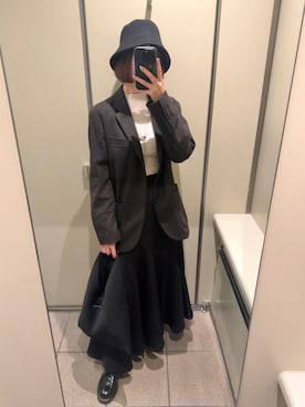 「GRL」｜「アイテム（その他シューズ）」を使った、＊ さきっちょ ＊さん（レディース・159cm）の秋コーディネート