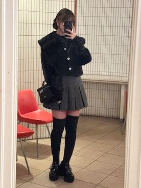 「GRL（グレイル）のアイテム（ジャケット/アウター）」を使った、＊ さきっちょ ＊さん（レディース・159cm）の春コーディネート