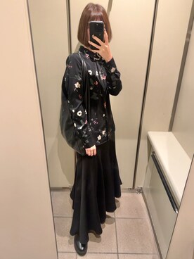 「GRL（グレイル）のセンタージップタンクソールショートブーツ（ブーツ）」を使った、＊ さきっちょ ＊さん（レディース・159cm）の秋コーディネート