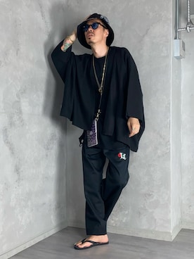 「STORES.jp（ストアーズドットジェーピー）のアイテム（アクセサリー）」を使った、PUBLICATIONさん（メンズ・168cm）の夏コーディネート