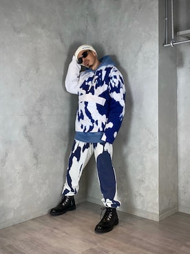 「STORES.jp（ストアーズドットジェーピー）のアイテム（アクセサリー）」を使った、PUBLICATIONさん（メンズ・168cm）の春コーディネート