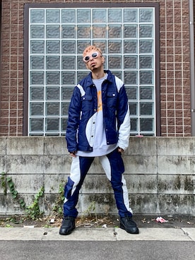 「セットアップスタイル」｜「アイテム（アクセサリー）」を使った、PUBLICATIONさん（メンズ・168cm）の秋コーディネート