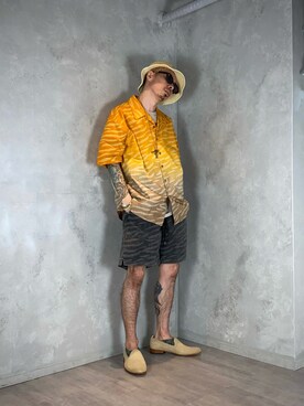 「STORES.jp（ストアーズドットジェーピー）のアイテム（アクセサリー）」を使った、PUBLICATIONさん（メンズ・168cm）の春コーディネート