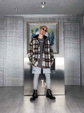 「STORES.jp（ストアーズドットジェーピー）のアイテム」を使った、PUBLICATIONさん（メンズ・168cm）の冬コーディネート