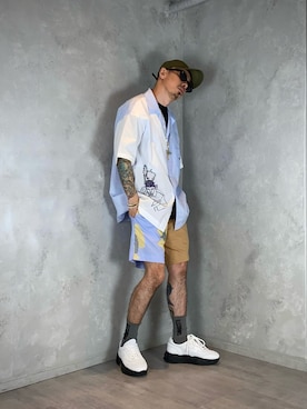 「ファッションの力を信じよう」｜「アイテム（アクセサリー）」を使った、PUBLICATIONさん（メンズ・168cm）の春コーディネート