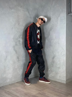 「STORES.jp（ストアーズドットジェーピー）のアイテム（アクセサリー）」を使った、PUBLICATIONさん（メンズ・168cm）の春コーディネート