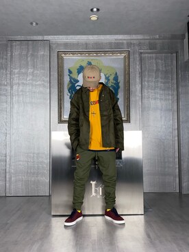 「STORES.jp（ストアーズドットジェーピー）のアイテム（アクセサリー）」を使った、PUBLICATIONさん（メンズ・168cm）の冬コーディネート