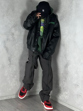 「アイテム（雑貨/ホビー）」を使った、PUBLICATIONさん（メンズ・168cm）の冬コーディネート