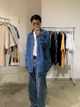 「SILVER TAB（シルバータブ）のアイテム」を使った、牛乳ベースボールさん（メンズ・171cm）の夏コーディネート