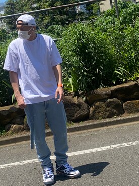Off White オフホワイト のデニムパンツを使ったメンズ人気ファッションコーディネート Wear