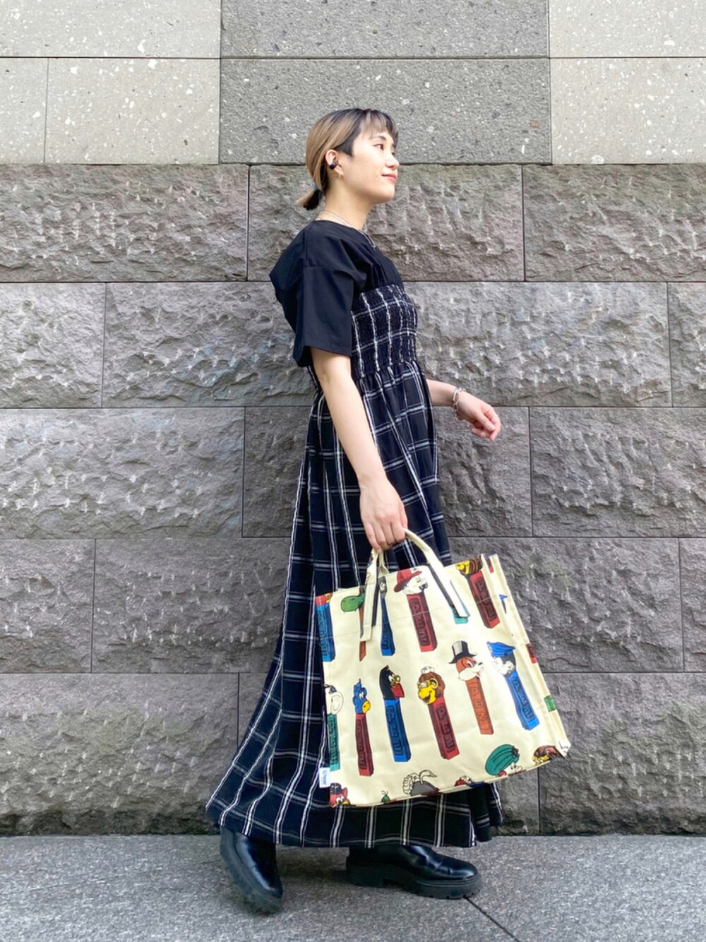 \"PEZ×ear\"ビッグコットンキャンバストート ear PAPILLONNER（イアパピヨネ）の「