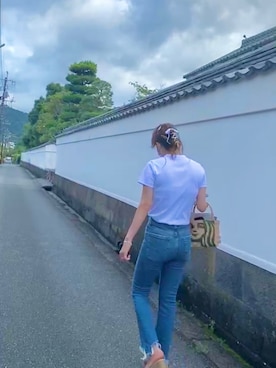 「UNIQLO U」｜momonaさん（レディース・160cm）の夏コーディネート