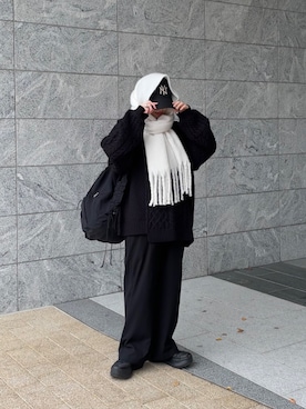 saori shikiさん（レディース・158cm）の冬コーディネート