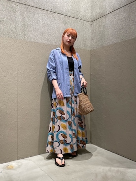 saori shikiさん（レディース・158cm）の夏コーディネート