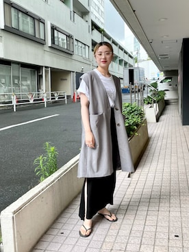 saori shikiさん（レディース・158cm）の夏コーディネート