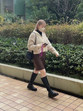 saori shikiさん（レディース・158cm）の秋コーディネート